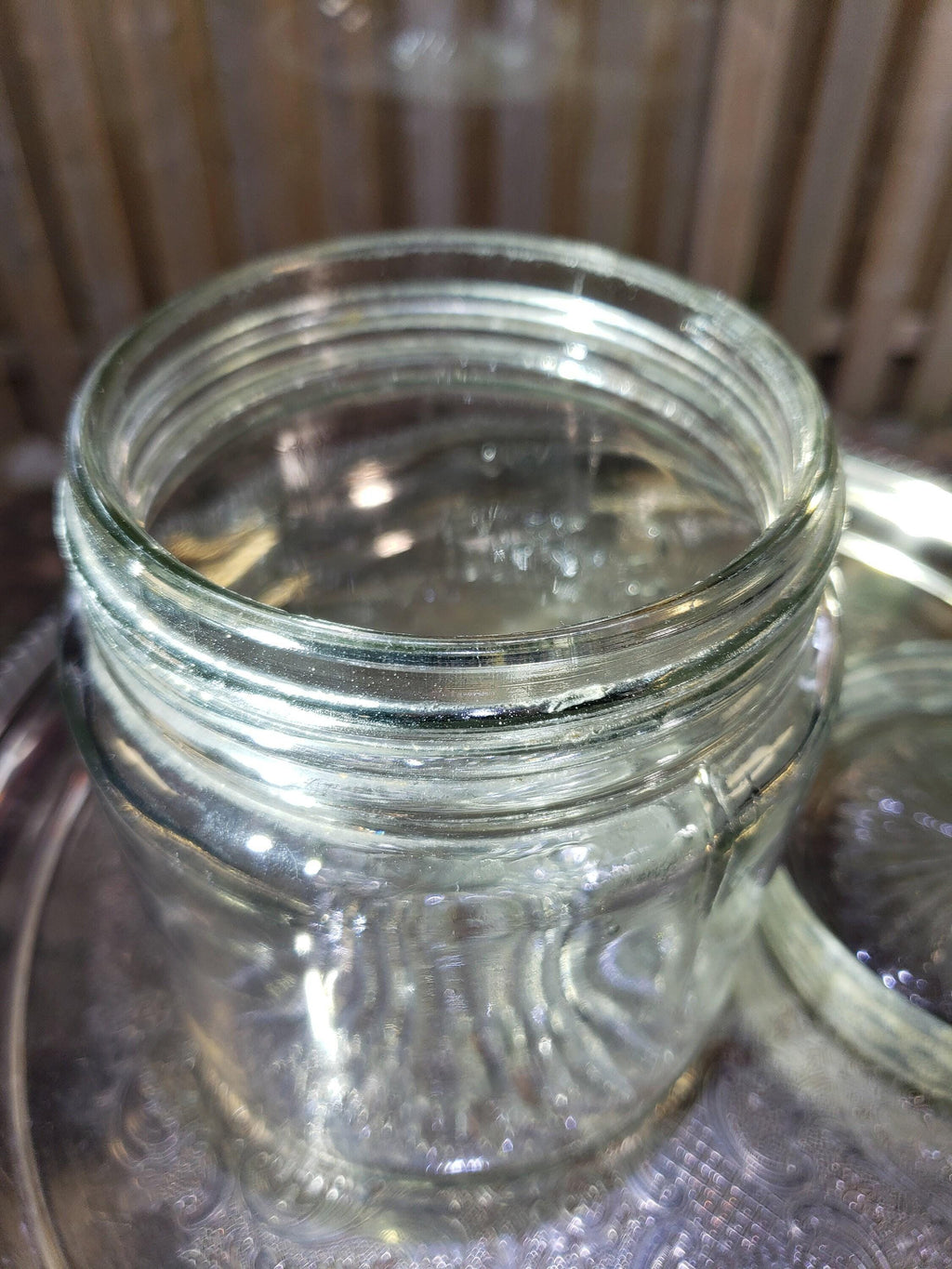 Best Brand Glass Jar - Clear Quart with Zinc Band Lid
