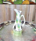 Edward Radford Pitcher: Purple Green Swirl - English Pottery