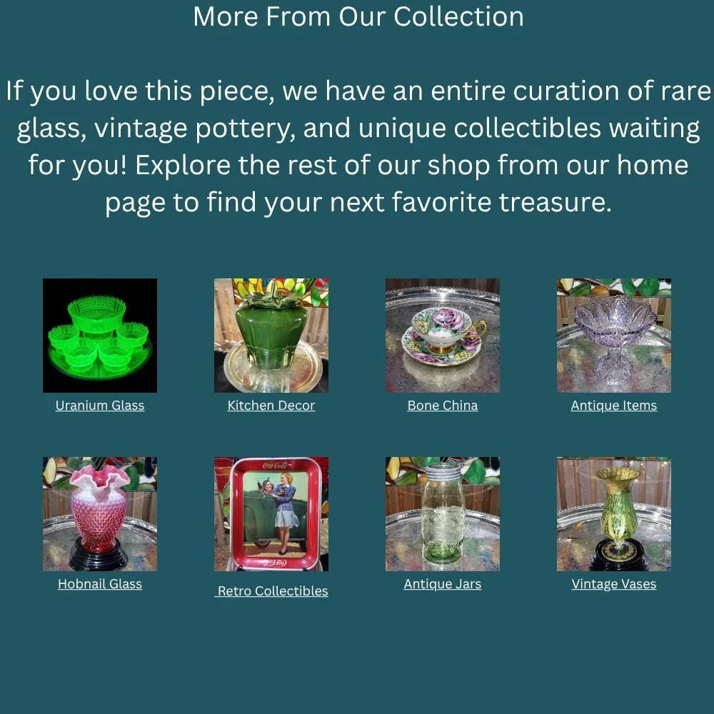 a collage of different vases and dishes on a table