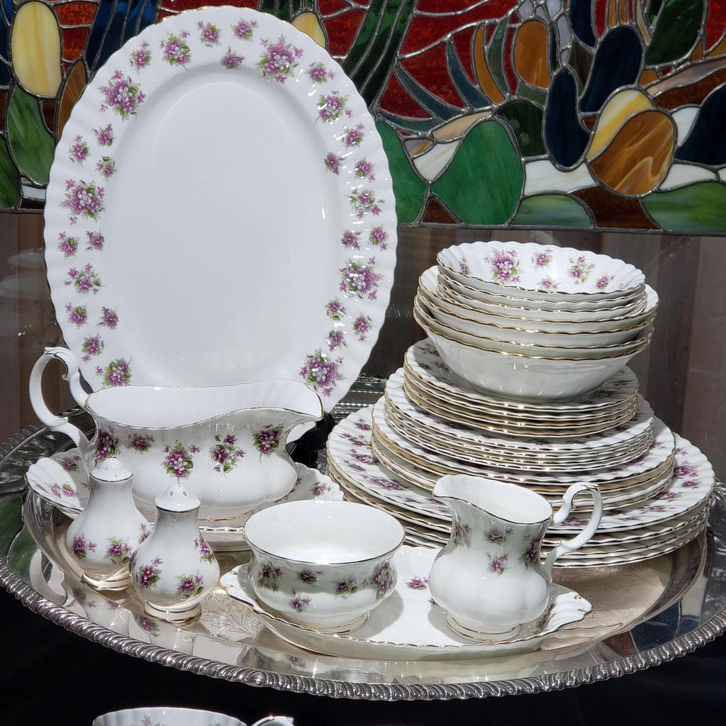 Royal Albert Sweet Violets Dinnerware (47 Pieces, Service for Four)