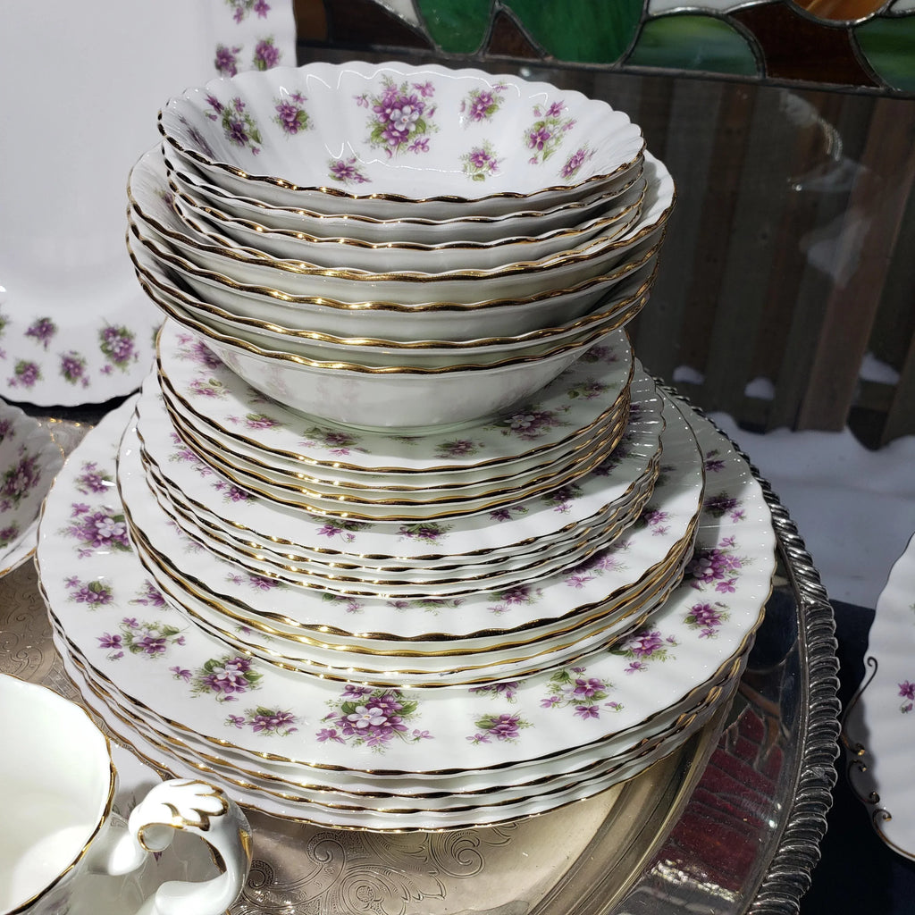 Royal Albert Sweet Violets Dinnerware (47 Pieces, Service for Four)