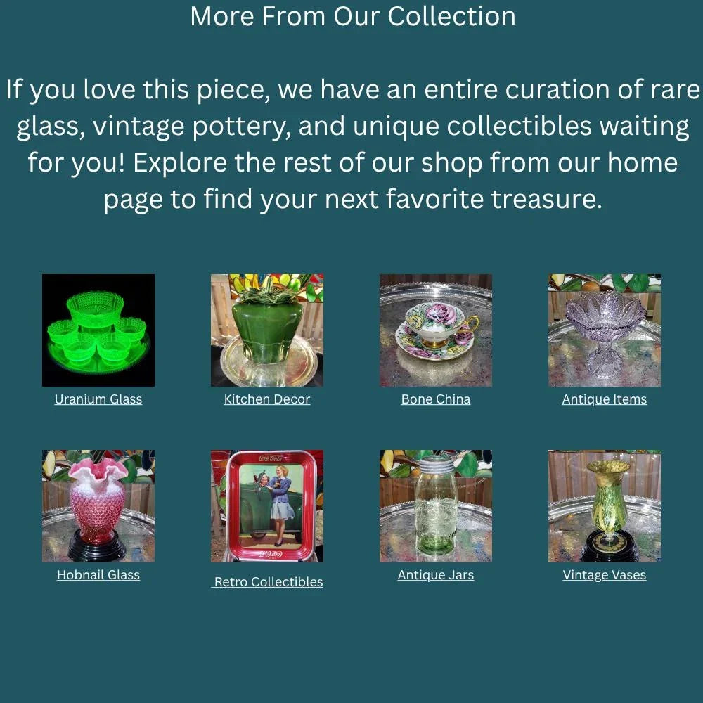 a collage of different vases and dishes on a table