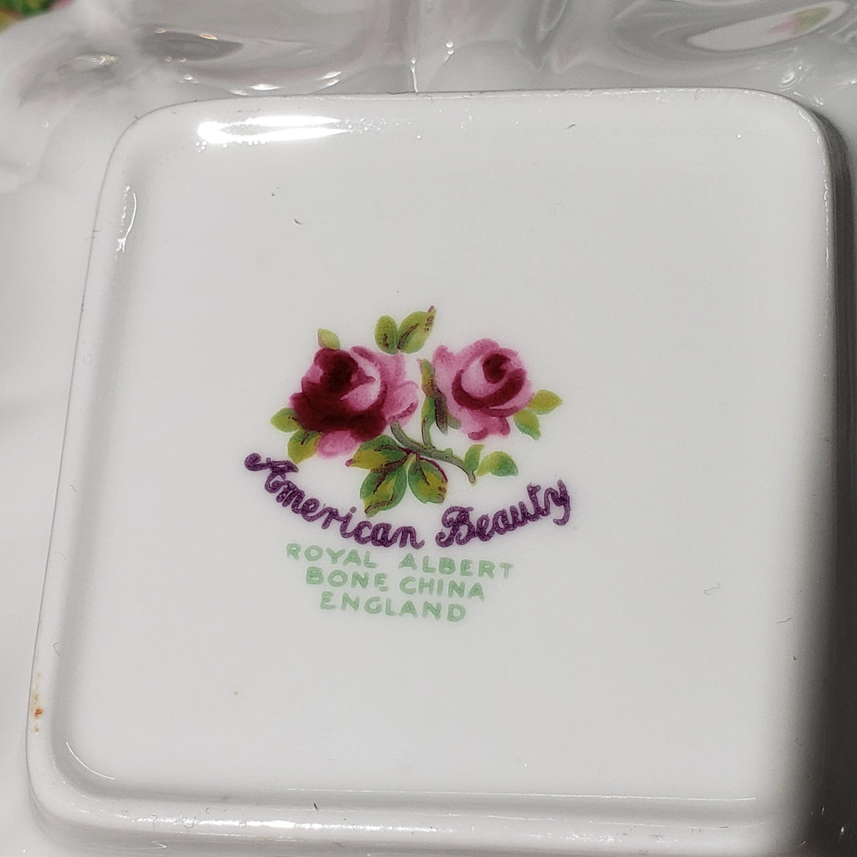 Royal Albert Porcelain Set, American Beauty Pink Rose (Gravy Boat & Plates)
