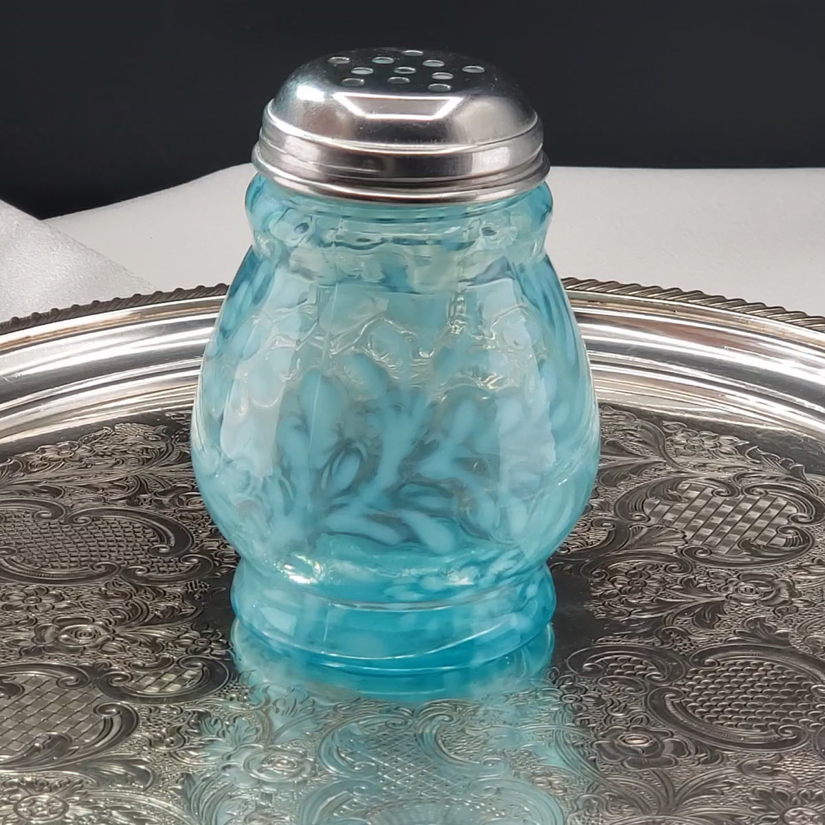 Antique Sugar Shaker - Daisy & Fern - Northwood The Company - ca 1899