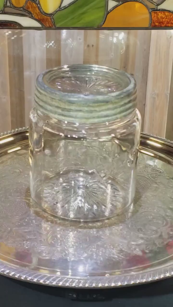 Best Brand Glass Jar - Clear Quart with Zinc Band Lid
