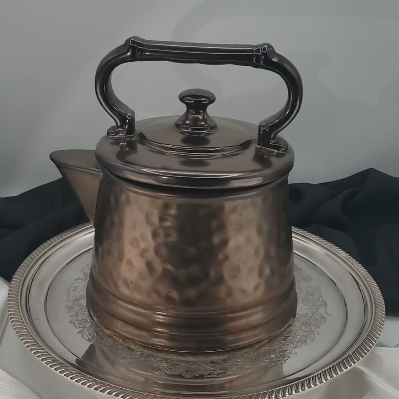 McCoy Cookie Jar - Bronze Kettle with Arched Handle