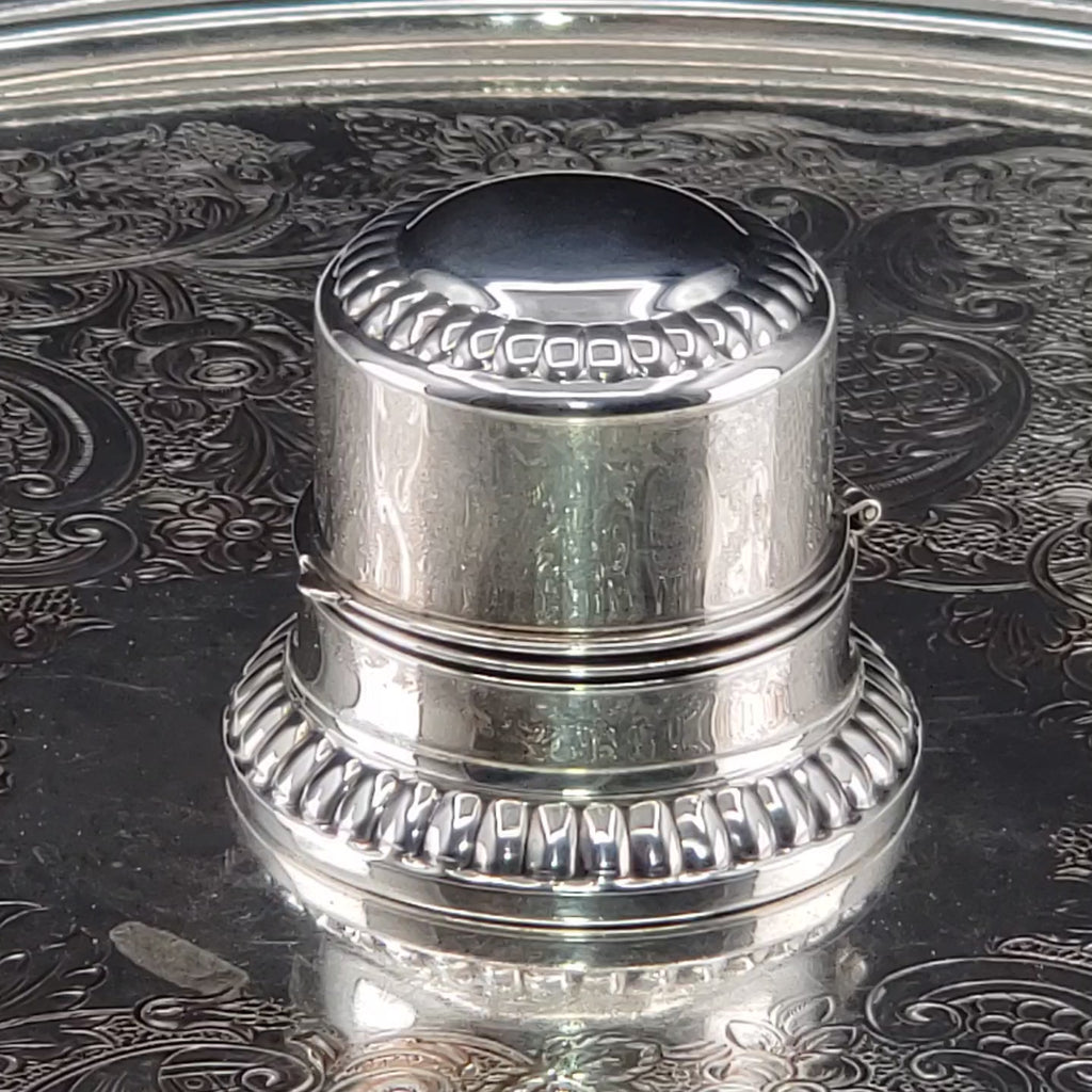 Unique Sterling Silver Ring Box - 1930s Art Deco Birks